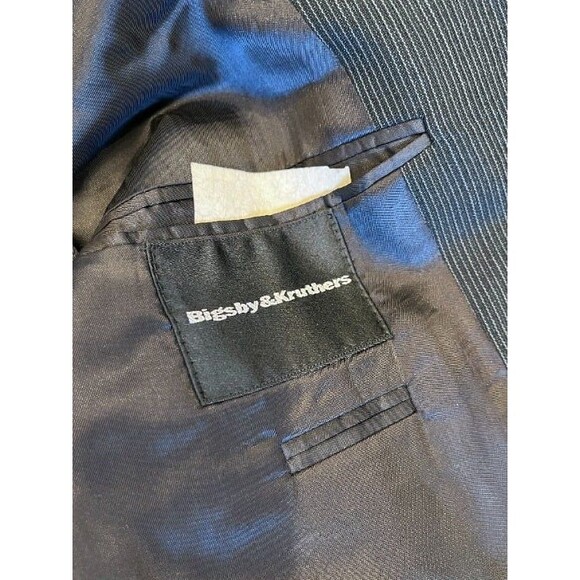 Hugo Boss Bigsby & Kruthers Black Sport Coat Blazer Apollon Akropolis 44R Wool - Picture 4 of 7